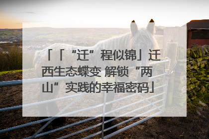 「“迁”程似锦」迁西生态蝶变 解锁“两山”实践的幸福密码