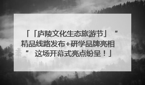 「庐陵文化生态旅游节」“精品线路发布+研学品牌亮相” 这场开幕式亮点纷呈！