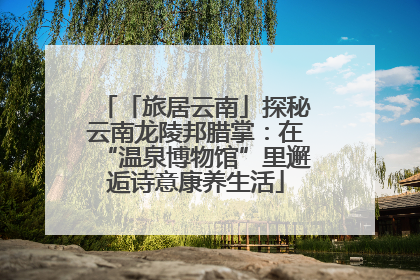 「旅居云南」探秘云南龙陵邦腊掌：在“温泉博物馆”里邂逅诗意康养生活