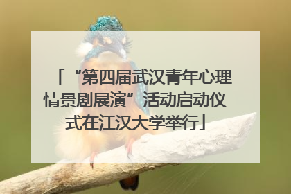 “第四届武汉青年心理情景剧展演”活动启动仪式在江汉大学举行