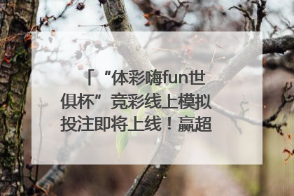 “体彩嗨fun世俱杯”竞彩线上模拟投注即将上线！赢超级大乐透体验券