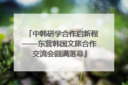 中韩研学合作启新程——东营韩国文旅合作交流会圆满落幕