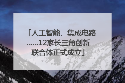 人工智能、集成电路……12家长三角创新联合体正式成立
