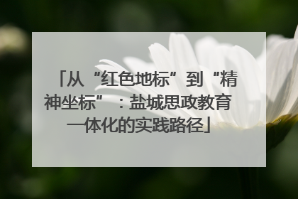 从“红色地标”到“精神坐标”：盐城思政教育一体化的实践路径
