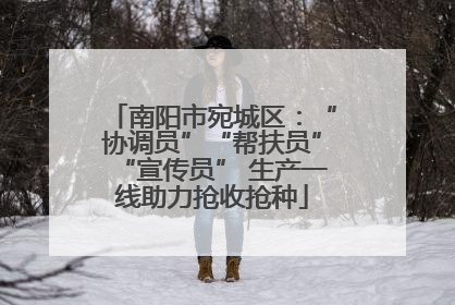 南阳市宛城区：“协调员”“帮扶员”“宣传员” 生产一线助力抢收抢种