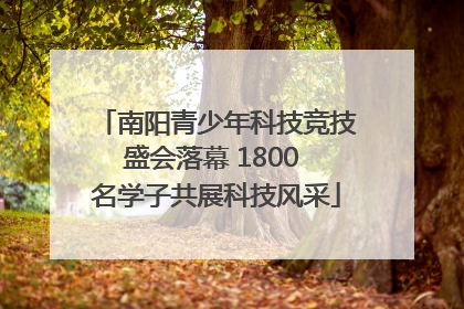 南阳青少年科技竞技盛会落幕 1800 名学子共展科技风采