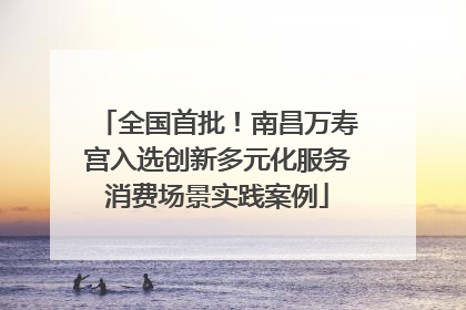 全国首批！南昌万寿宫入选创新多元化服务消费场景实践案例