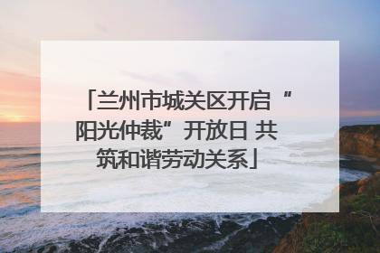 兰州市城关区开启“阳光仲裁”开放日 共筑和谐劳动关系