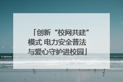 创新“校网共建”模式 电力安全普法与爱心守护进校园