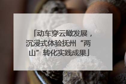 动车穿云瞰发展，沉浸式体验抚州“两山”转化实践成果