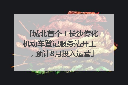 城北首个！长沙传化机动车登记服务站开工，预计8月投入运营