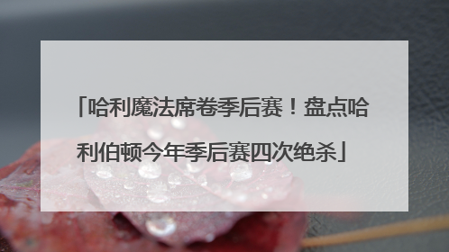 哈利魔法席卷季后赛！盘点哈利伯顿今年季后赛四次绝杀