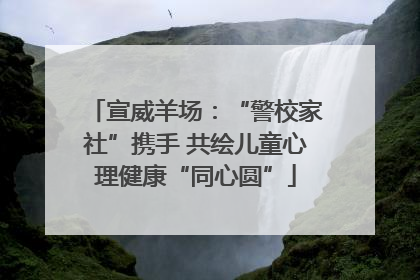宣威羊场：“警校家社”携手 共绘儿童心理健康“同心圆”