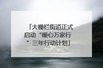 大栅栏街道正式启动“暖心万家行”三年行动计划