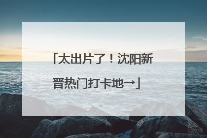 太出片了！沈阳新晋热门打卡地→