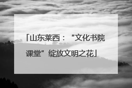 山东莱西：“文化书院课堂”绽放文明之花