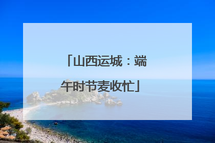 山西运城：端午时节麦收忙
