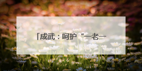 成武：呵护“一老一小” 温暖千家万户