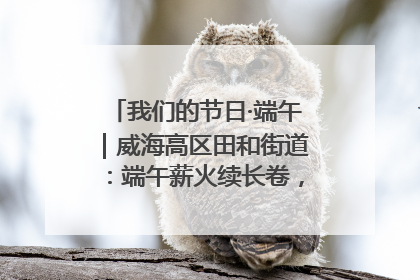 我们的节日·端午｜威海高区田和街道：端午薪火续长卷，邻里馨香聚暖流