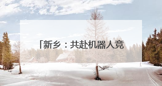 新乡：共赴机器人竞赛之约 1500+编程达人尽展所能