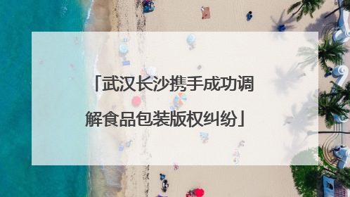 武汉长沙携手成功调解食品包装版权纠纷