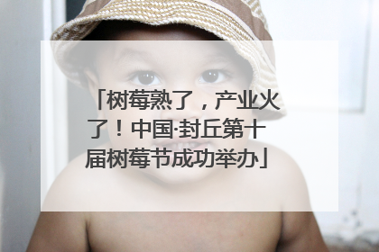 树莓熟了，产业火了！中国·封丘第十届树莓节成功举办
