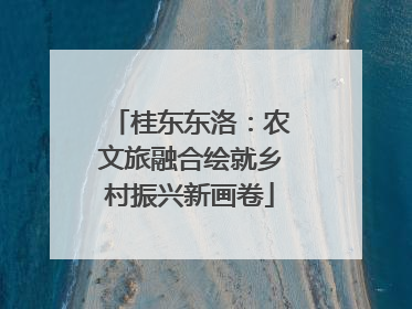 桂东东洛：农文旅融合绘就乡村振兴新画卷