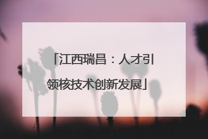 江西瑞昌：人才引领核技术创新发展