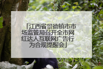 江西省景德镇市市场监管局召开全市网红达人互联网广告行为合规提醒会