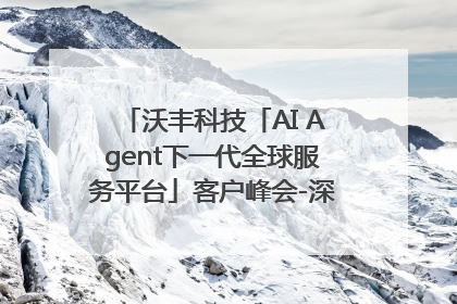 沃丰科技「AI Agent下一代全球服务平台」客户峰会-深圳站圆满落幕！