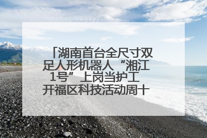 湖南首台全尺寸双足人形机器人“湘江1号”上岗当护工 开福区科技活动周十大科创项目签约