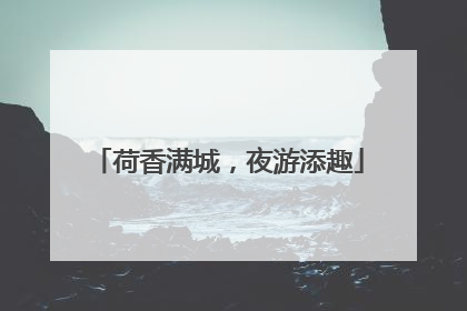 荷香满城，夜游添趣