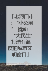 老河口市：“小公厕” 撬动 “大民生” 打造有温度的城市文明窗口