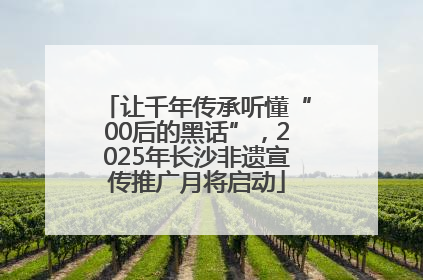 让千年传承听懂“00后的黑话”，2025年长沙非遗宣传推广月将启动