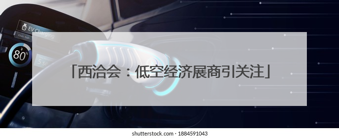 西洽会：低空经济展商引关注