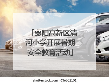 襄阳高新区清河小学开展暑期安全教育活动
