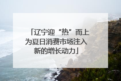辽宁迎“热”而上为夏日消费市场注入新的增长动力