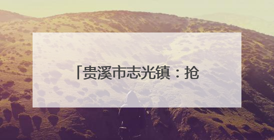 贵溪市志光镇：抢抓农时促丰收，科技赋能保粮安（图）