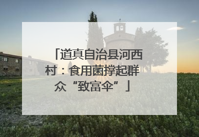 道真自治县河西村：食用菌撑起群众“致富伞”