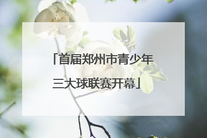 首届郑州市青少年三大球联赛开幕