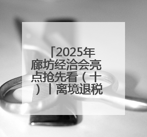 2025年廊坊经洽会亮点抢先看（十）丨离境退税“即买即退”便利国际友人“买买买”