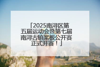 2025南浔区第五届运动会暨第七届南浔古镇桨板公开赛正式开赛！