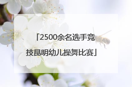 2500余名选手竞技昆明幼儿操舞比赛